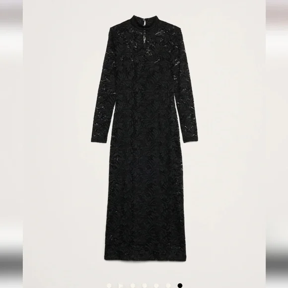 Banana Republic NWTs Midi Lace Dress - Picture 6 of 7